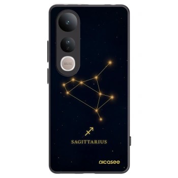 Picasee Μαύρη θήκη σιλικόνης για Vivo V50 Lite 5G - SAGITTARIUS