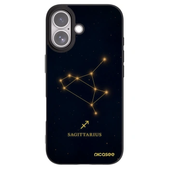 Picasee Μαύρη θήκη σιλικόνης για Apple iPhone 17 - SAGITTARIUS