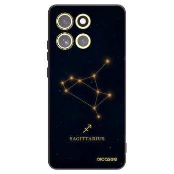 Picasee Μαύρη θήκη σιλικόνης για Motorola Moto G86 5G - SAGITTARIUS