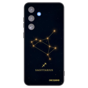Picasee Μαύρη θήκη σιλικόνης για Samsung Galaxy S25 FE 5G - SAGITTARIUS
