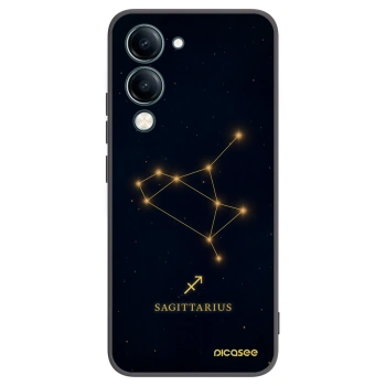 Picasee Μαύρη θήκη σιλικόνης για Vivo Y29s 5G - SAGITTARIUS