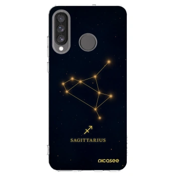 Picasee διαφανής θήκη σιλικόνης Huawei P30 Lite - SAGITTARIUS