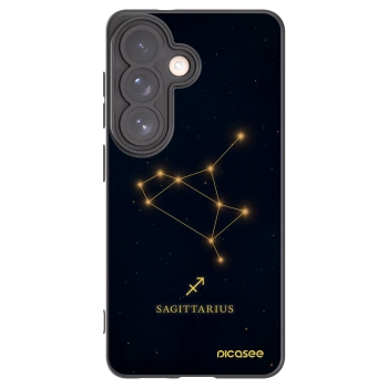 Picasee Μαύρη θήκη σιλικόνης για Samsung Galaxy S26 - SAGITTARIUS
