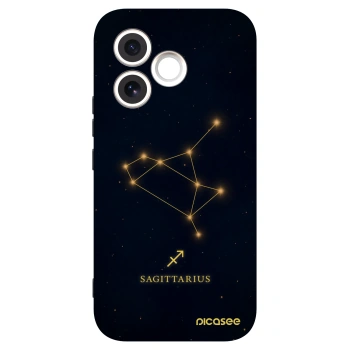 Picasee Μαύρη θήκη σιλικόνης για Honor 600 Lite - SAGITTARIUS
