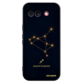 Picasee Μαύρη θήκη σιλικόνης για Google Pixel 10a - SAGITTARIUS