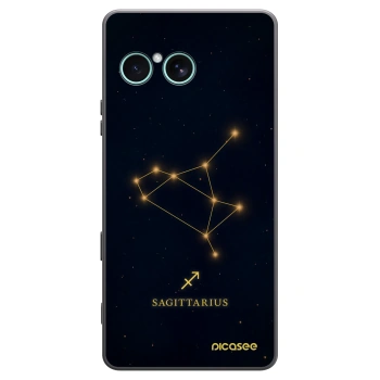 Picasee Μαύρη θήκη σιλικόνης για Sony Xperia 10 VII - SAGITTARIUS