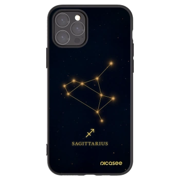 Picasee Μαύρη θήκη σιλικόνης για Apple iPhone 11 Pro - SAGITTARIUS