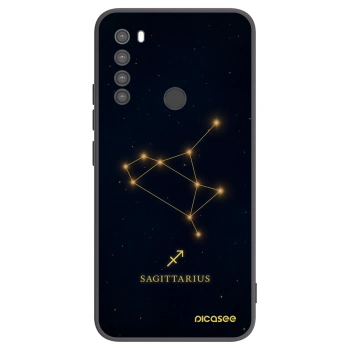 Picasee Μαύρη θήκη σιλικόνης για Xiaomi Redmi Note 8 - SAGITTARIUS
