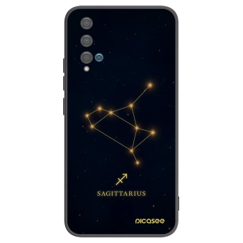 Picasee Μαύρη θήκη σιλικόνης για Huawei Nova 5T - SAGITTARIUS
