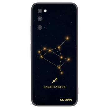Picasee Μαύρη θήκη σιλικόνης για Samsung Galaxy S20 G980F - SAGITTARIUS