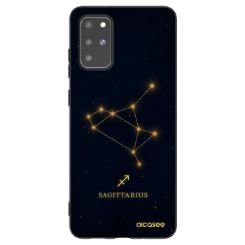 Picasee Μαύρη θήκη σιλικόνης για Samsung Galaxy S20+ G985F - SAGITTARIUS