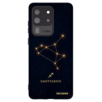 Picasee Μαύρη θήκη σιλικόνης για Samsung Galaxy S20 Ultra 5G G988F - SAGITTARIUS