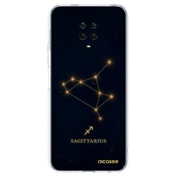 Picasee διαφανής θήκη σιλικόνης Xiaomi Redmi Note 9 Pro - SAGITTARIUS