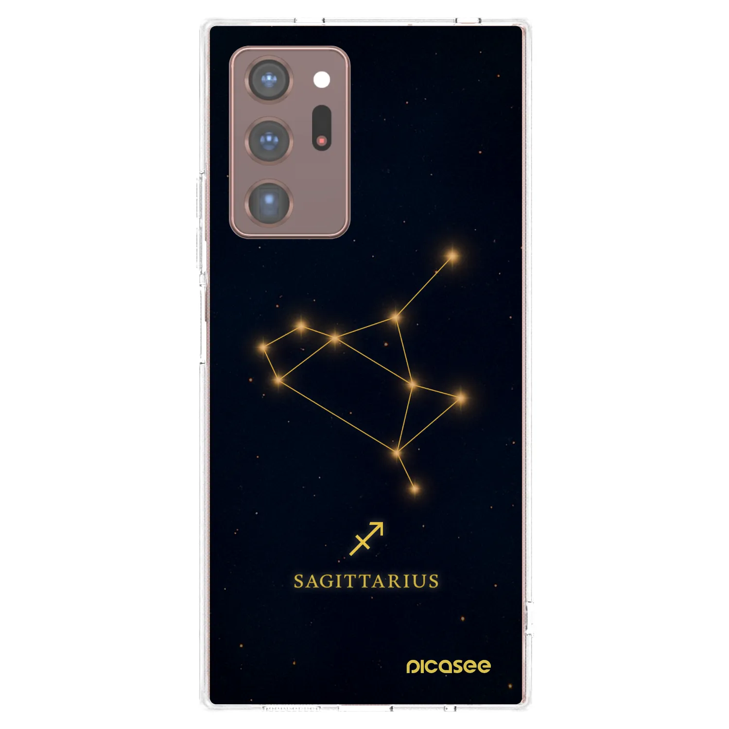 Picasee διαφανής θήκη σιλικόνης Samsung Galaxy Note 20 Ultra - SAGITTARIUS