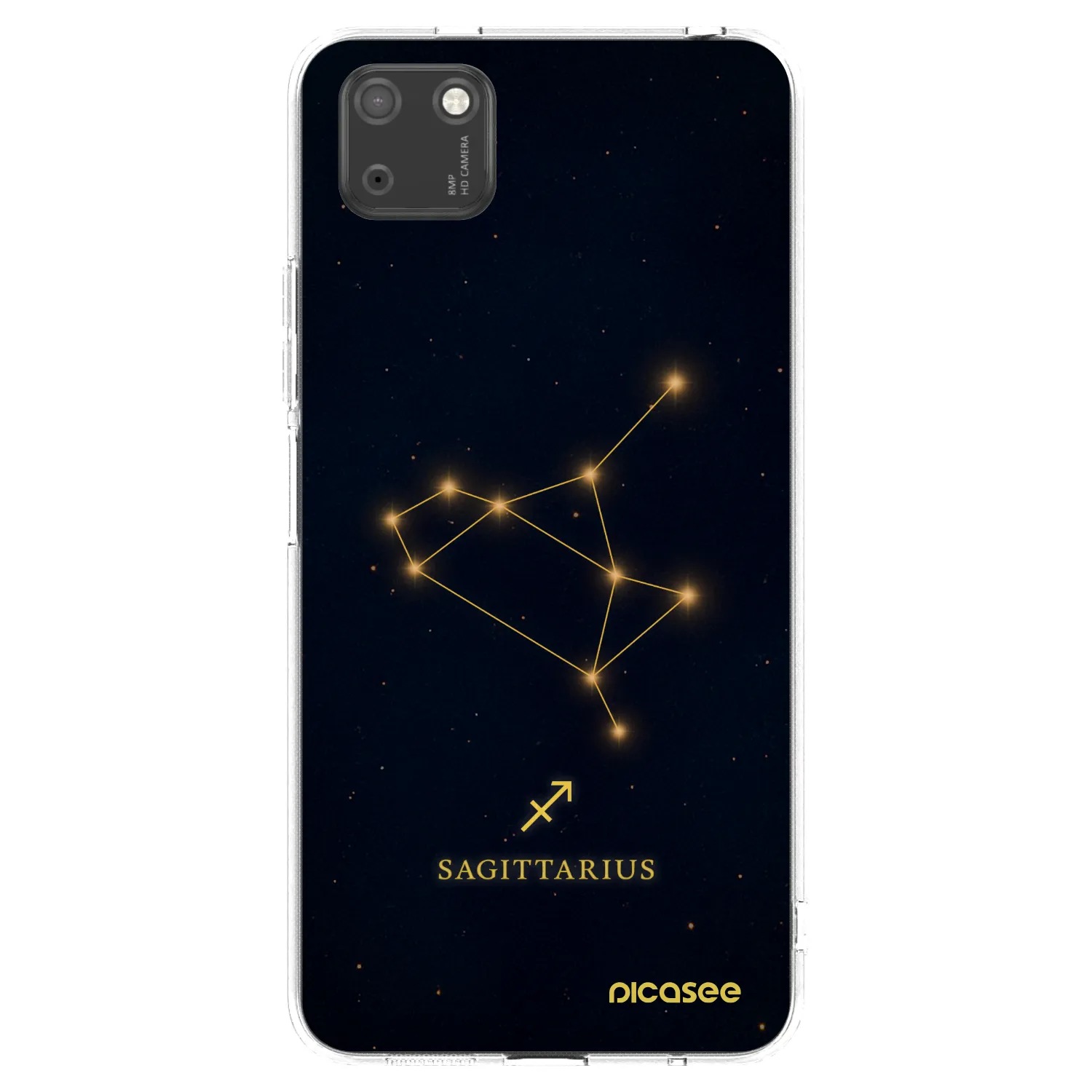 Picasee διαφανής θήκη σιλικόνης Huawei Y5P - SAGITTARIUS