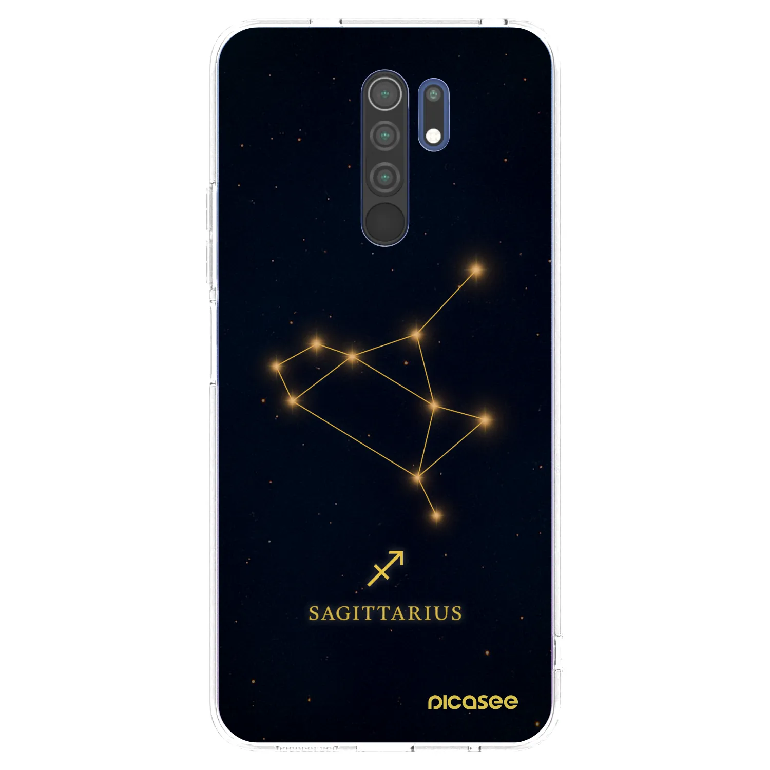 Picasee διαφανής θήκη σιλικόνης Xiaomi Redmi 9 - SAGITTARIUS
