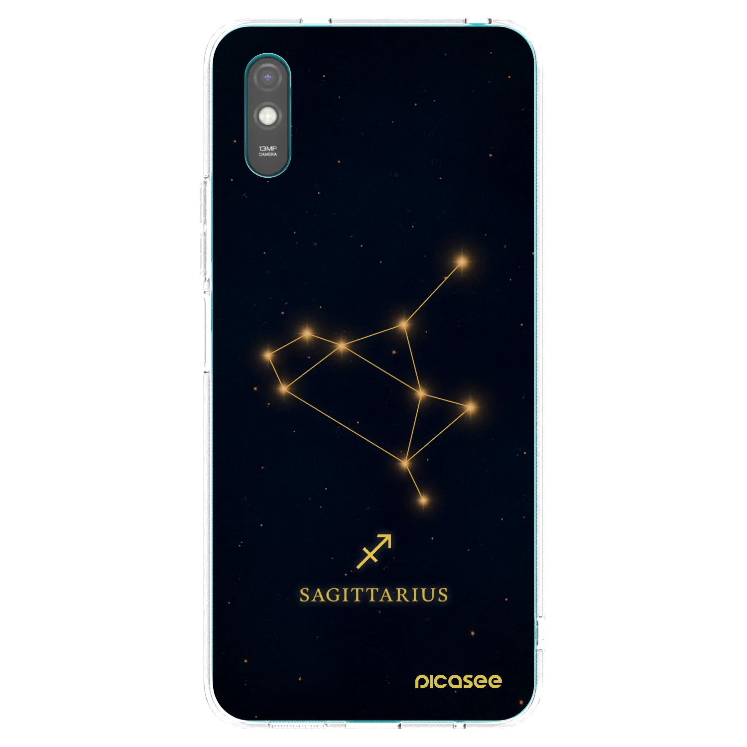 Picasee διαφανής θήκη σιλικόνης Xiaomi Redmi 9A - SAGITTARIUS
