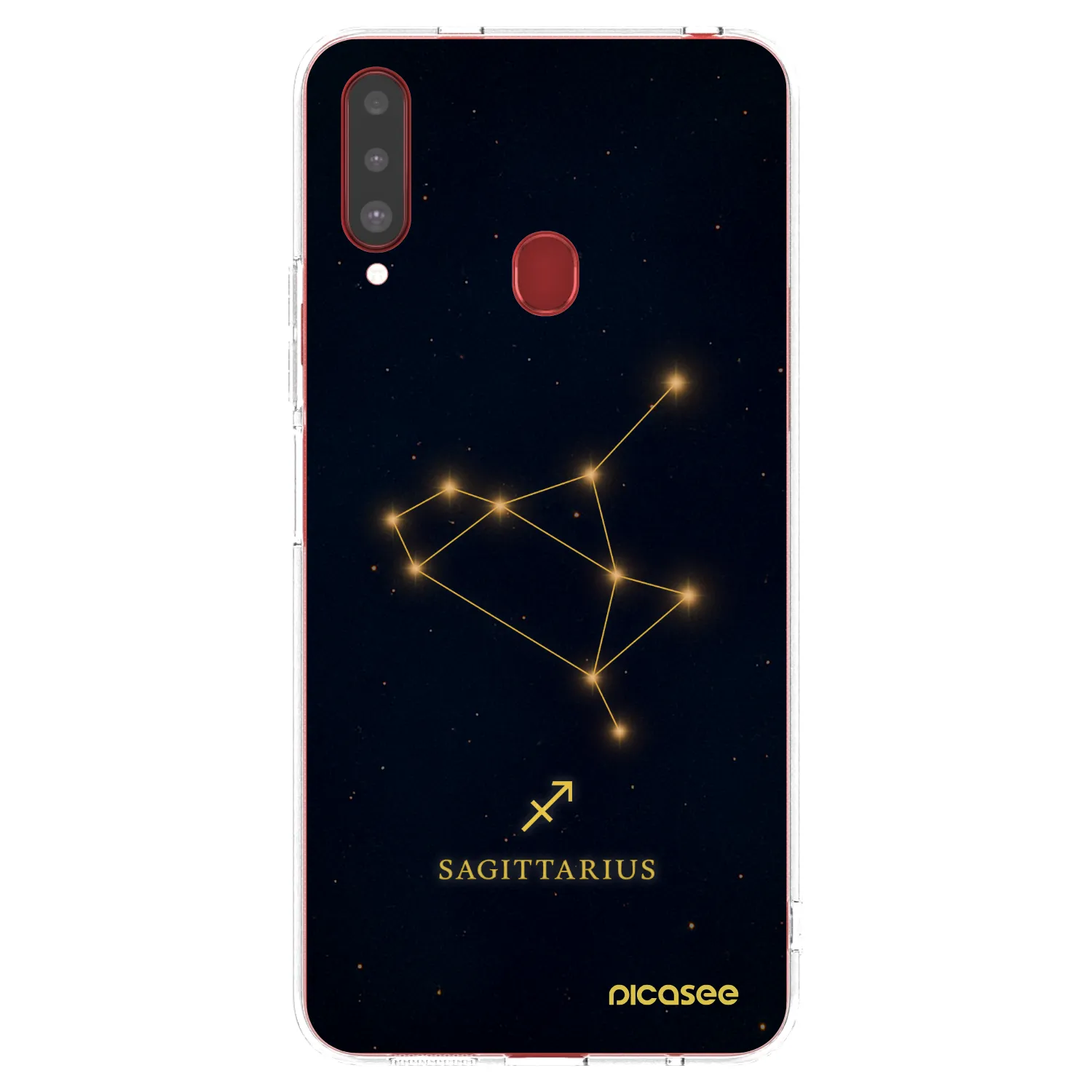 Picasee διαφανής θήκη σιλικόνης Samsung Galaxy A20s - SAGITTARIUS