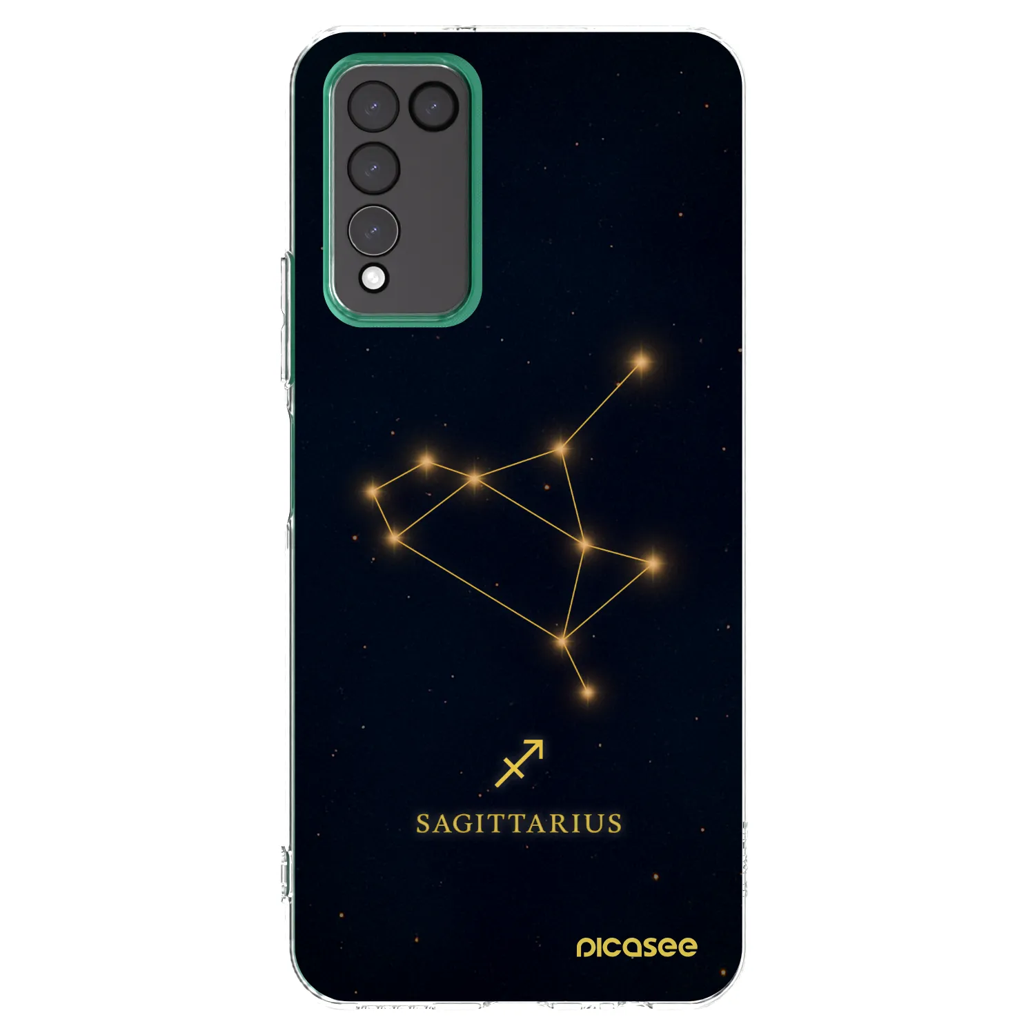 Picasee διαφανής θήκη σιλικόνης Honor 10X Lite - SAGITTARIUS