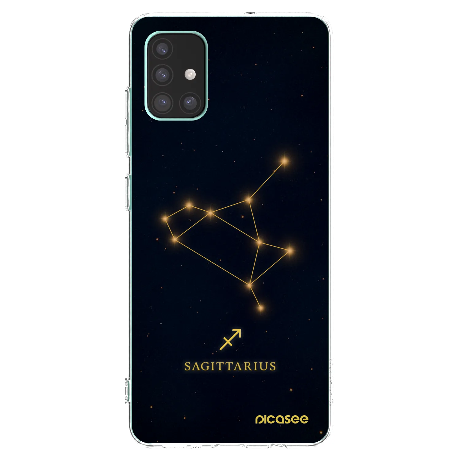 Picasee διαφανής θήκη σιλικόνης Samsung Galaxy M51 M515F - SAGITTARIUS