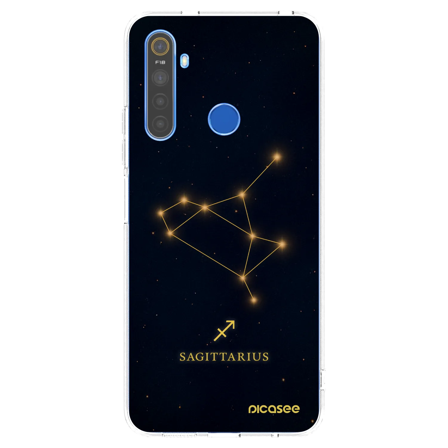 Picasee διαφανής θήκη σιλικόνης Realme 5 - SAGITTARIUS