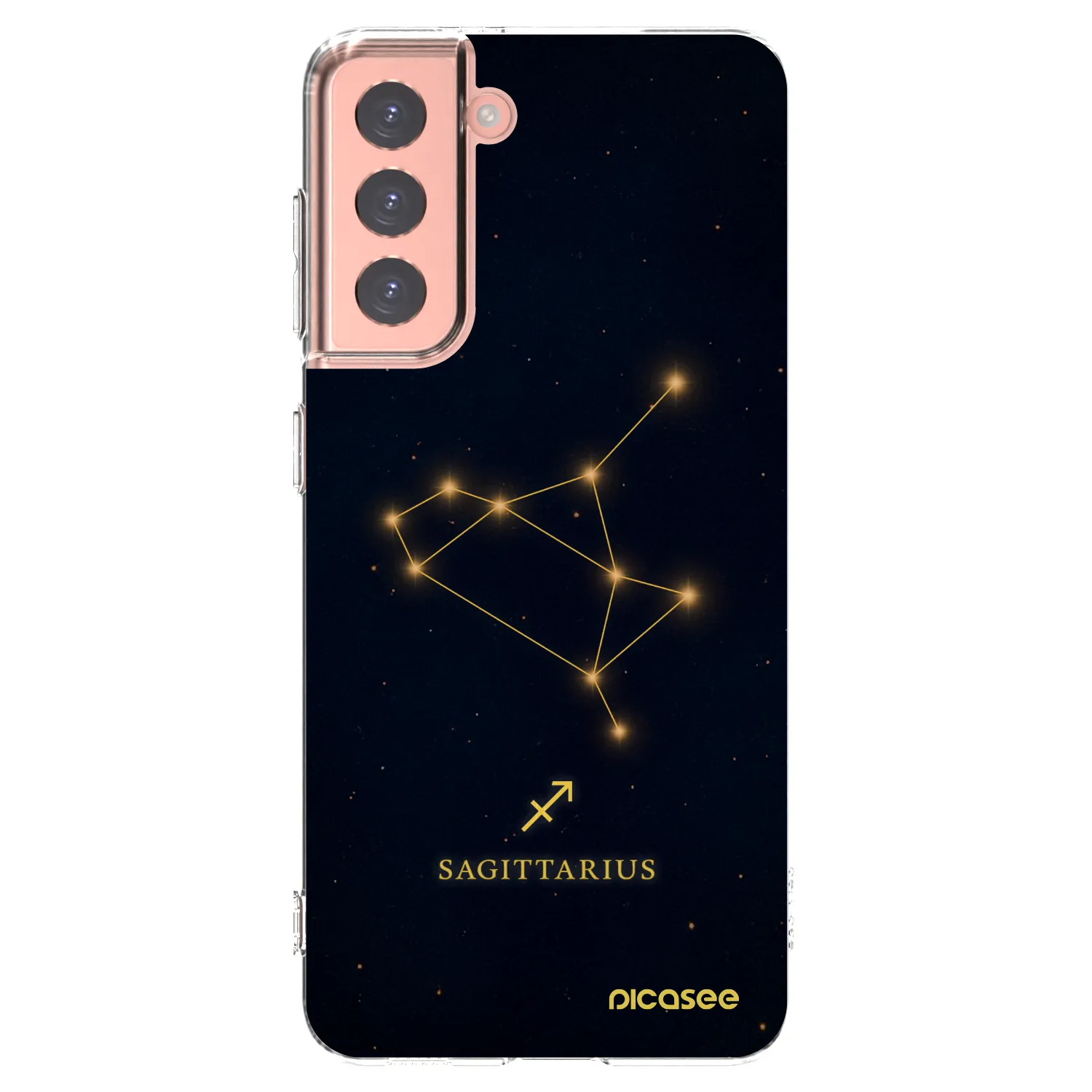 Picasee διαφανής θήκη σιλικόνης Samsung Galaxy S21 5G G991B - SAGITTARIUS