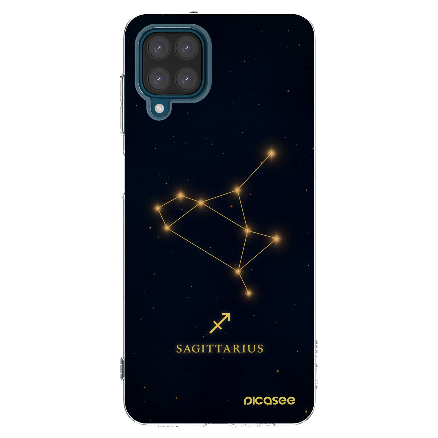 Picasee διαφανής θήκη σιλικόνης Samsung Galaxy A12 A125F - SAGITTARIUS