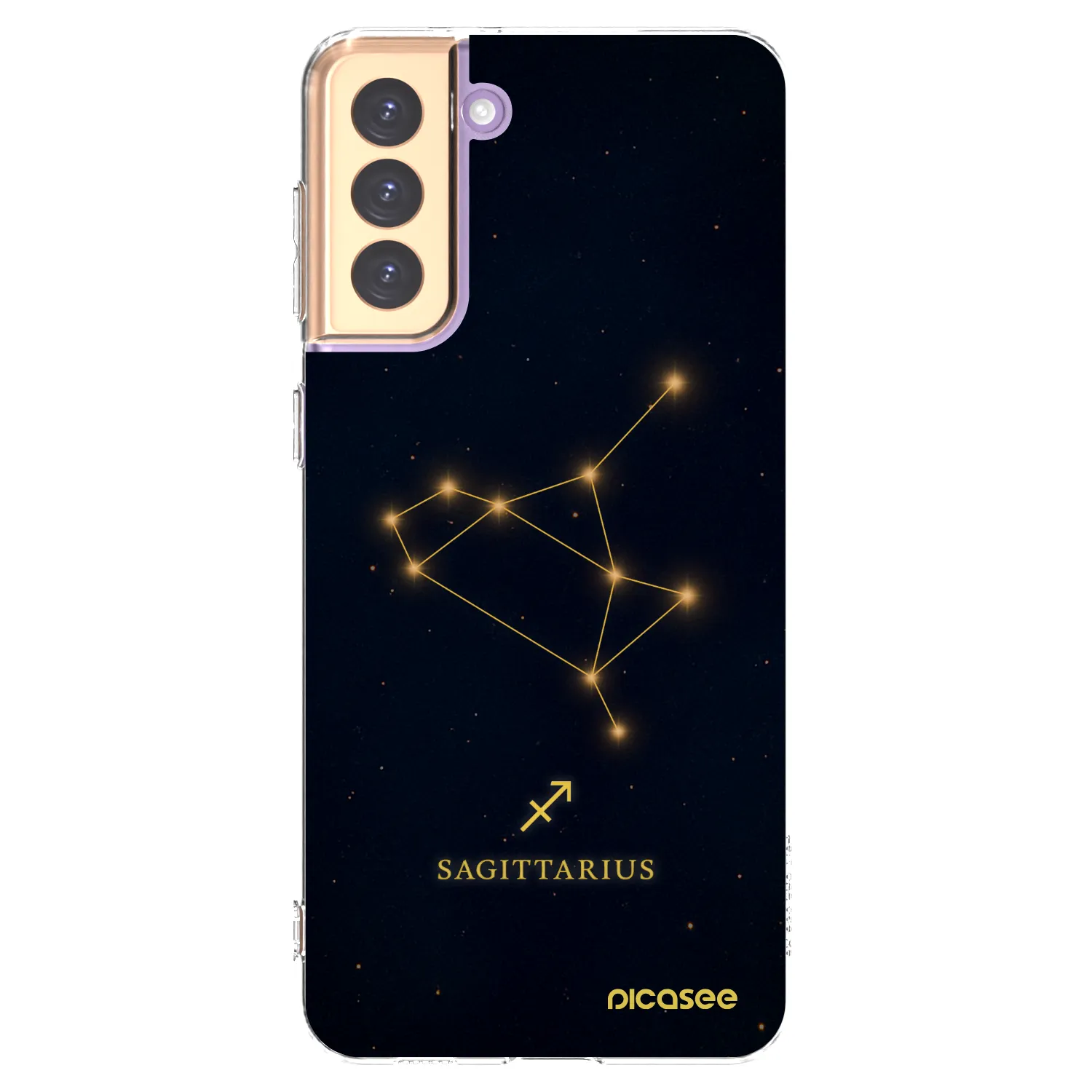 Picasee διαφανής θήκη σιλικόνης Samsung Galaxy S21+ 5G G996F - SAGITTARIUS