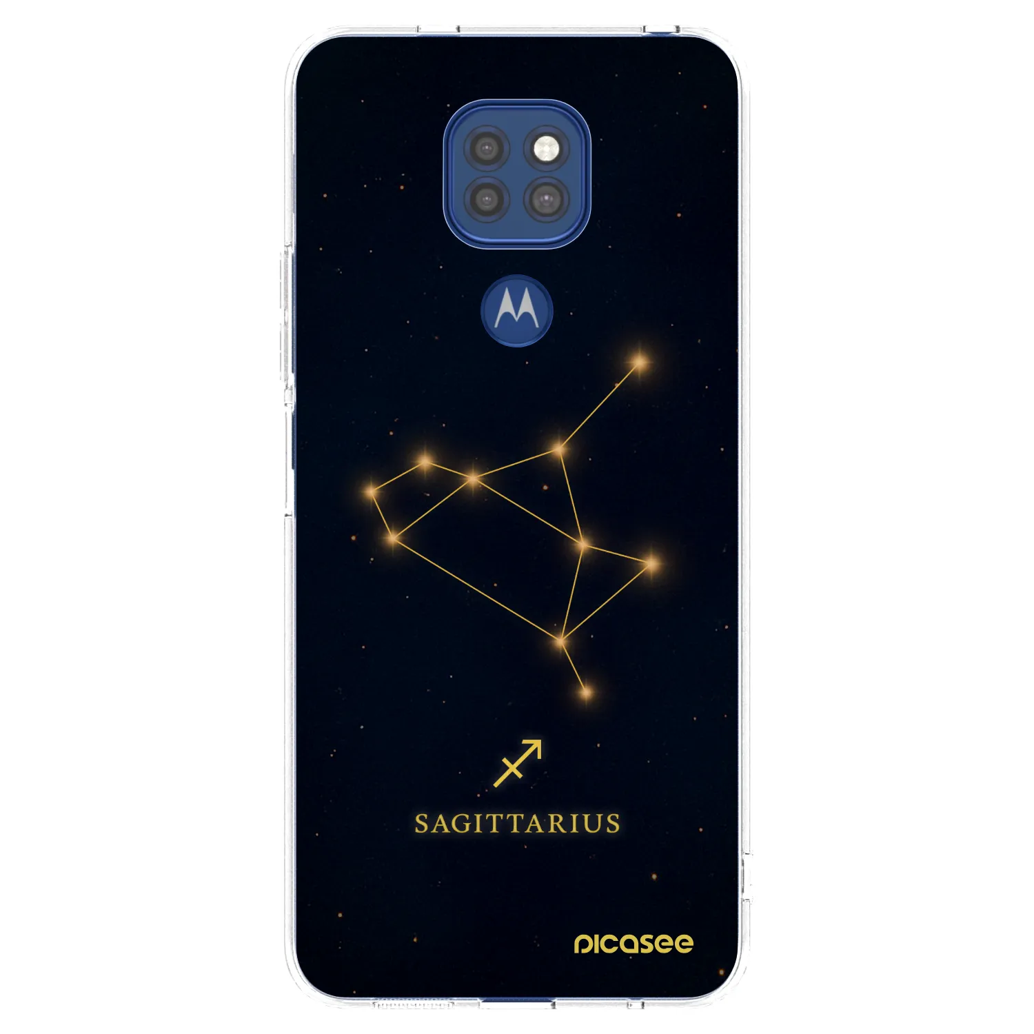 Picasee διαφανής θήκη σιλικόνης Motorola Moto G9 Play - SAGITTARIUS