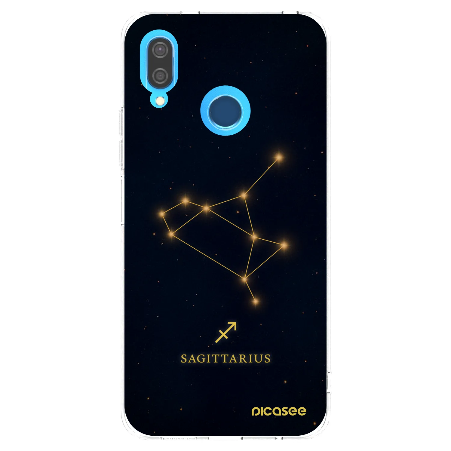 Picasee διαφανής θήκη σιλικόνης Huawei P20 Lite - SAGITTARIUS
