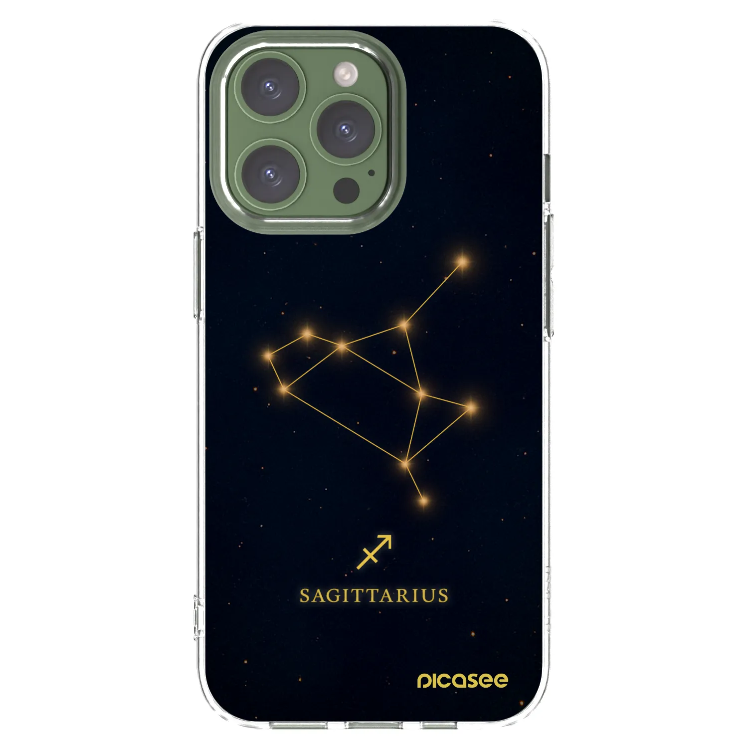 Picasee διαφανής θήκη σιλικόνης Apple iPhone 13 Pro - SAGITTARIUS