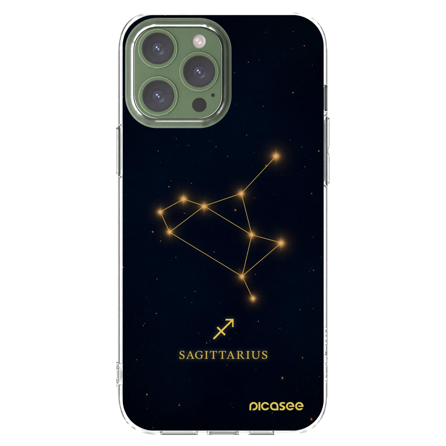 Picasee διαφανής θήκη σιλικόνης Apple iPhone 13 Pro Max - SAGITTARIUS