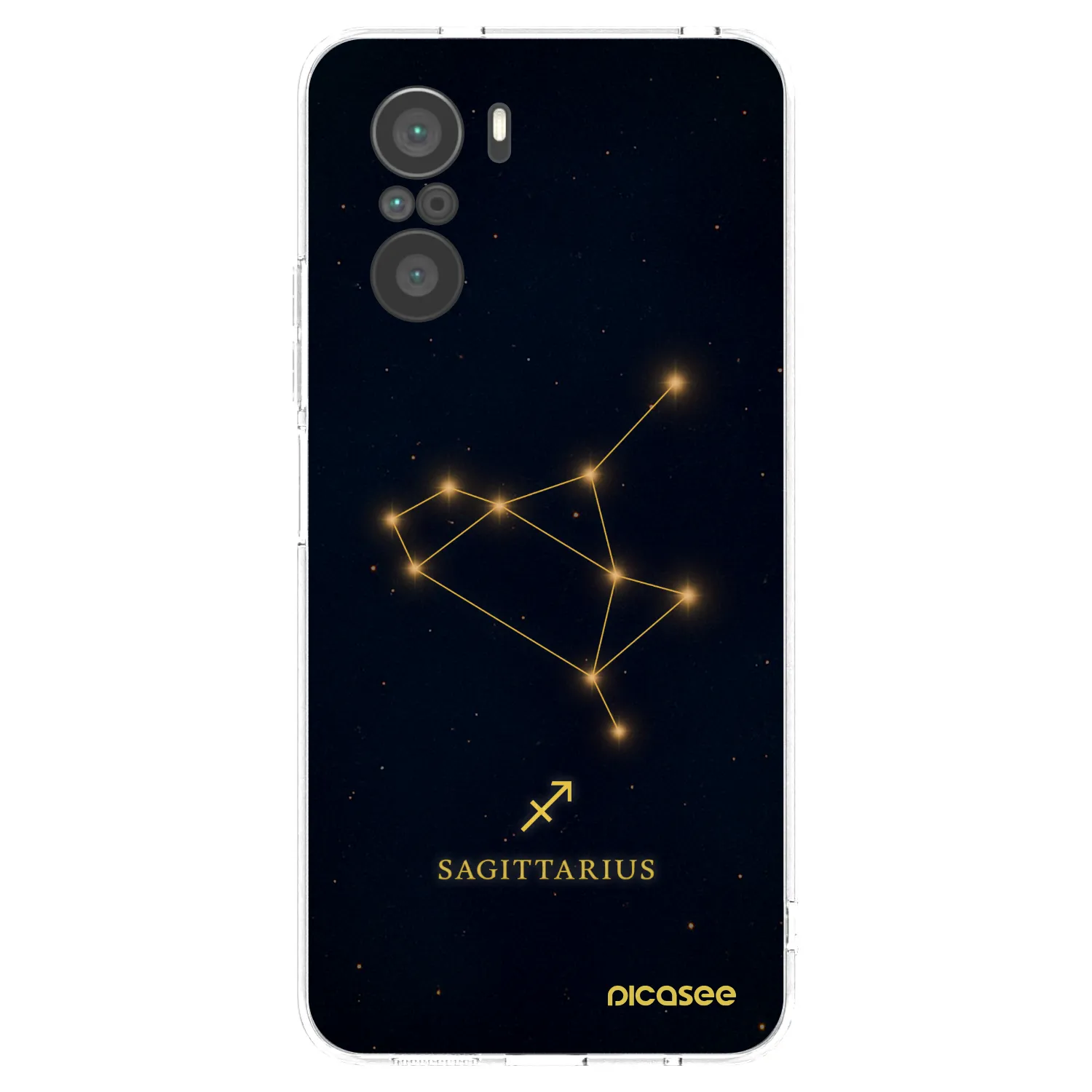 Picasee διαφανής θήκη σιλικόνης Xiaomi Poco F3 - SAGITTARIUS