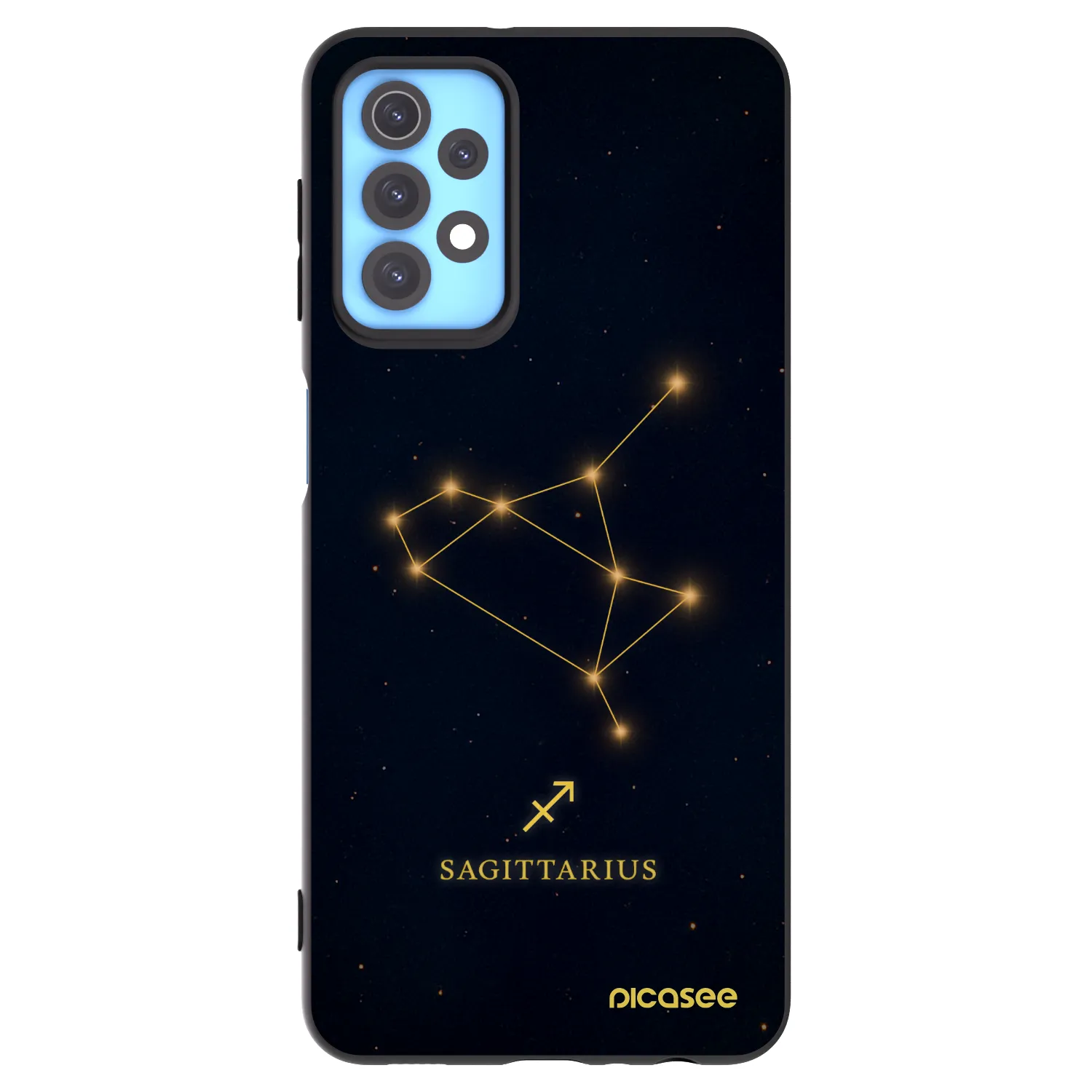 Picasee Μαύρη θήκη σιλικόνης για Samsung Galaxy A32 4G SM-A325F - SAGITTARIUS