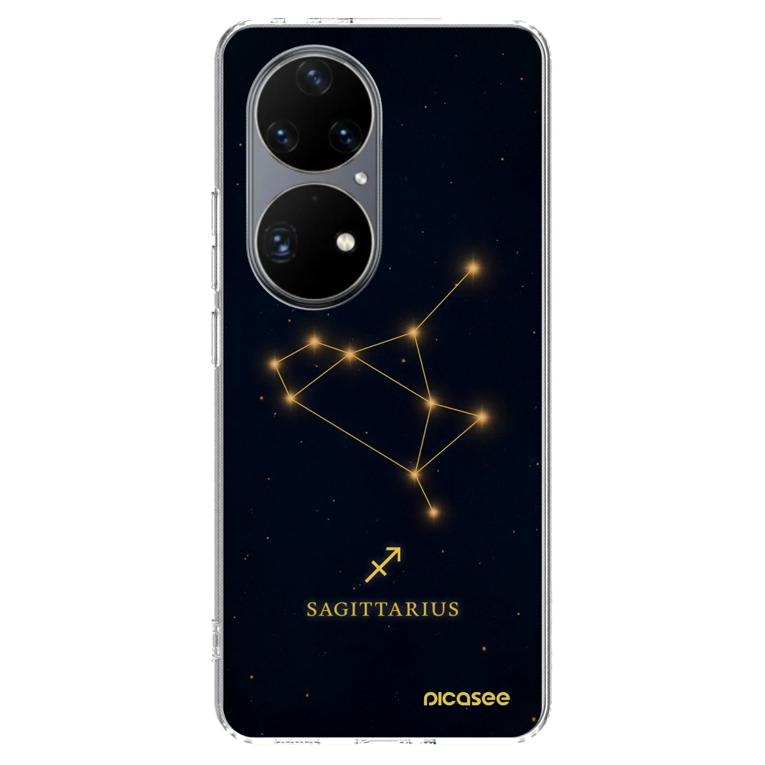 Picasee διαφανής θήκη σιλικόνης Huawei P50 - SAGITTARIUS