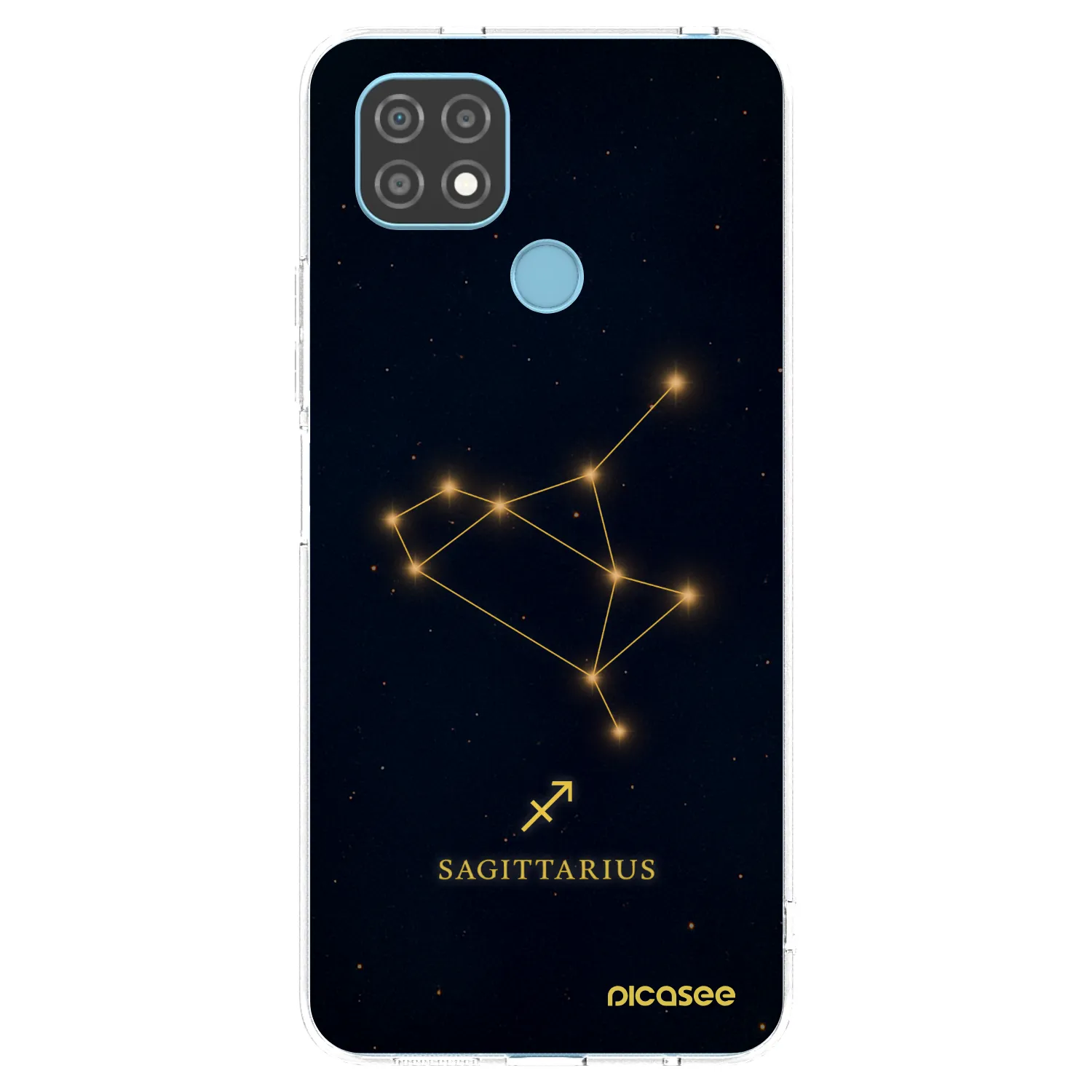 Picasee διαφανής θήκη σιλικόνης Realme C21 - SAGITTARIUS