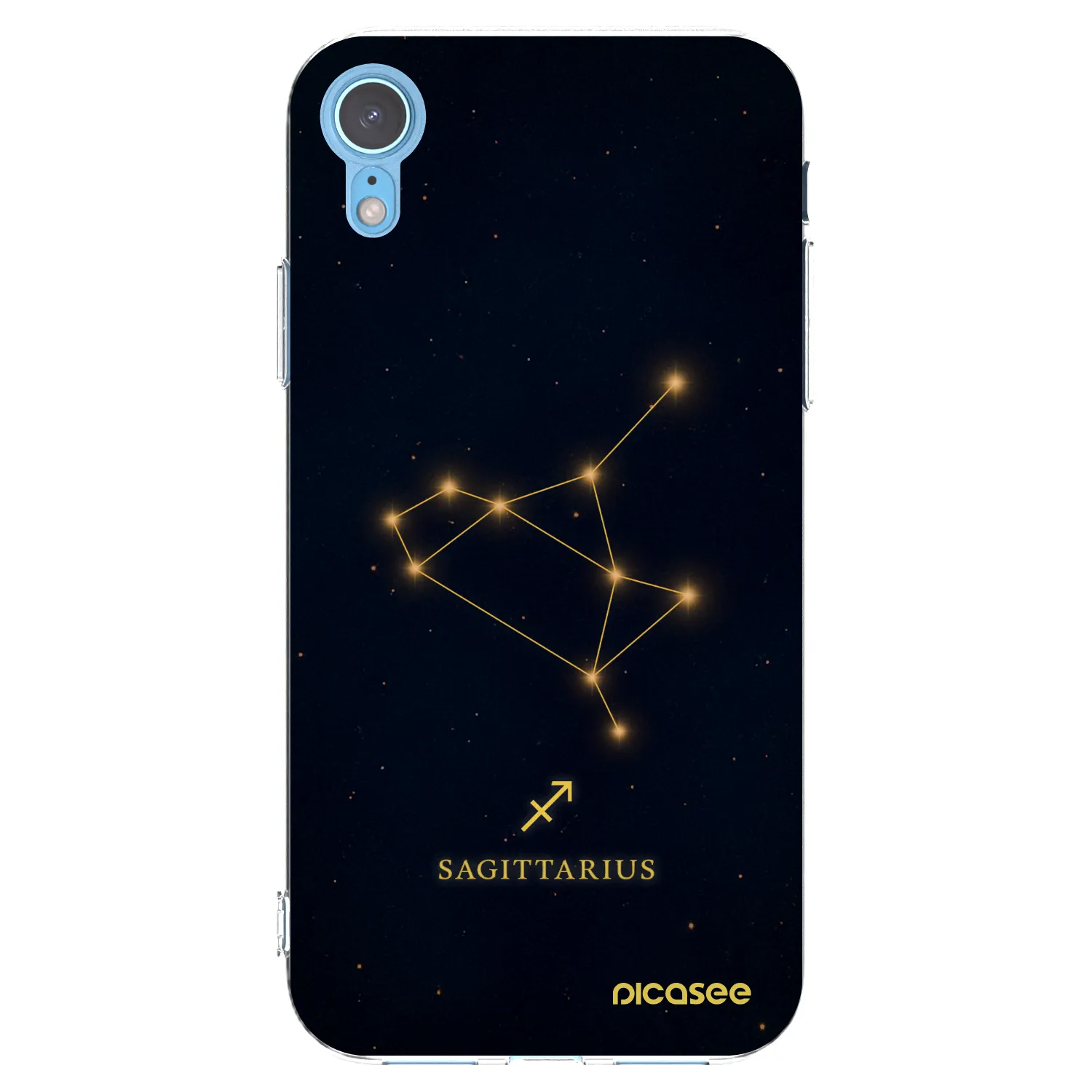 Picasee διαφανής θήκη σιλικόνης Apple iPhone XR - SAGITTARIUS
