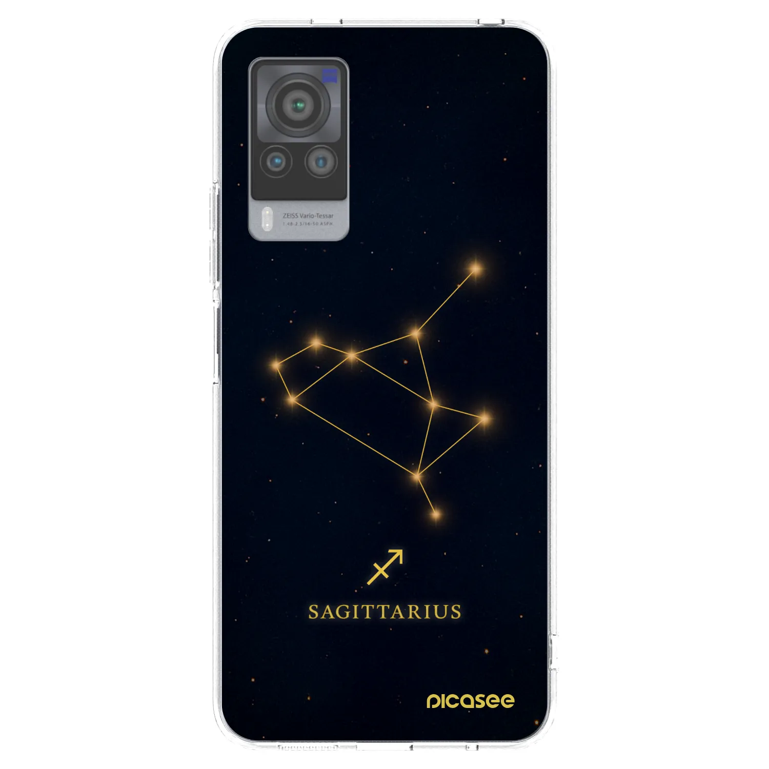 Picasee διαφανής θήκη σιλικόνης Vivo X60 Pro 5G - SAGITTARIUS
