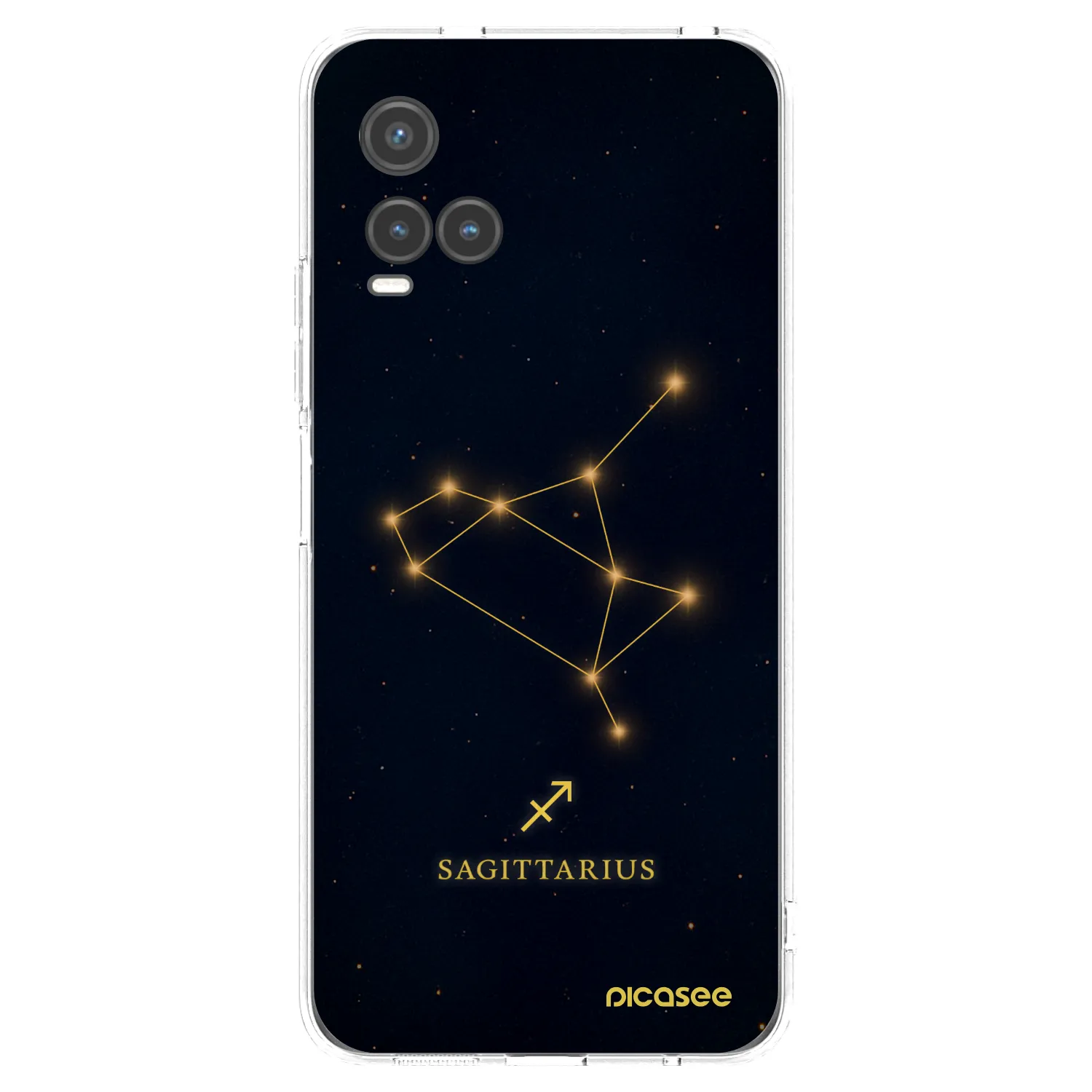 Picasee διαφανής θήκη σιλικόνης Vivo Y33s - SAGITTARIUS
