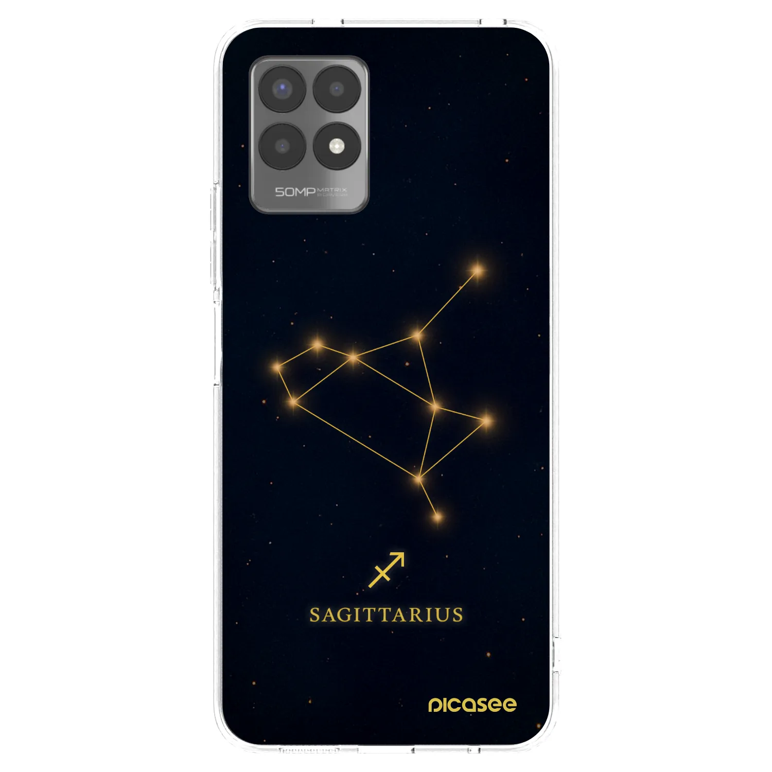 Picasee διαφανής θήκη σιλικόνης Realme 8i - SAGITTARIUS