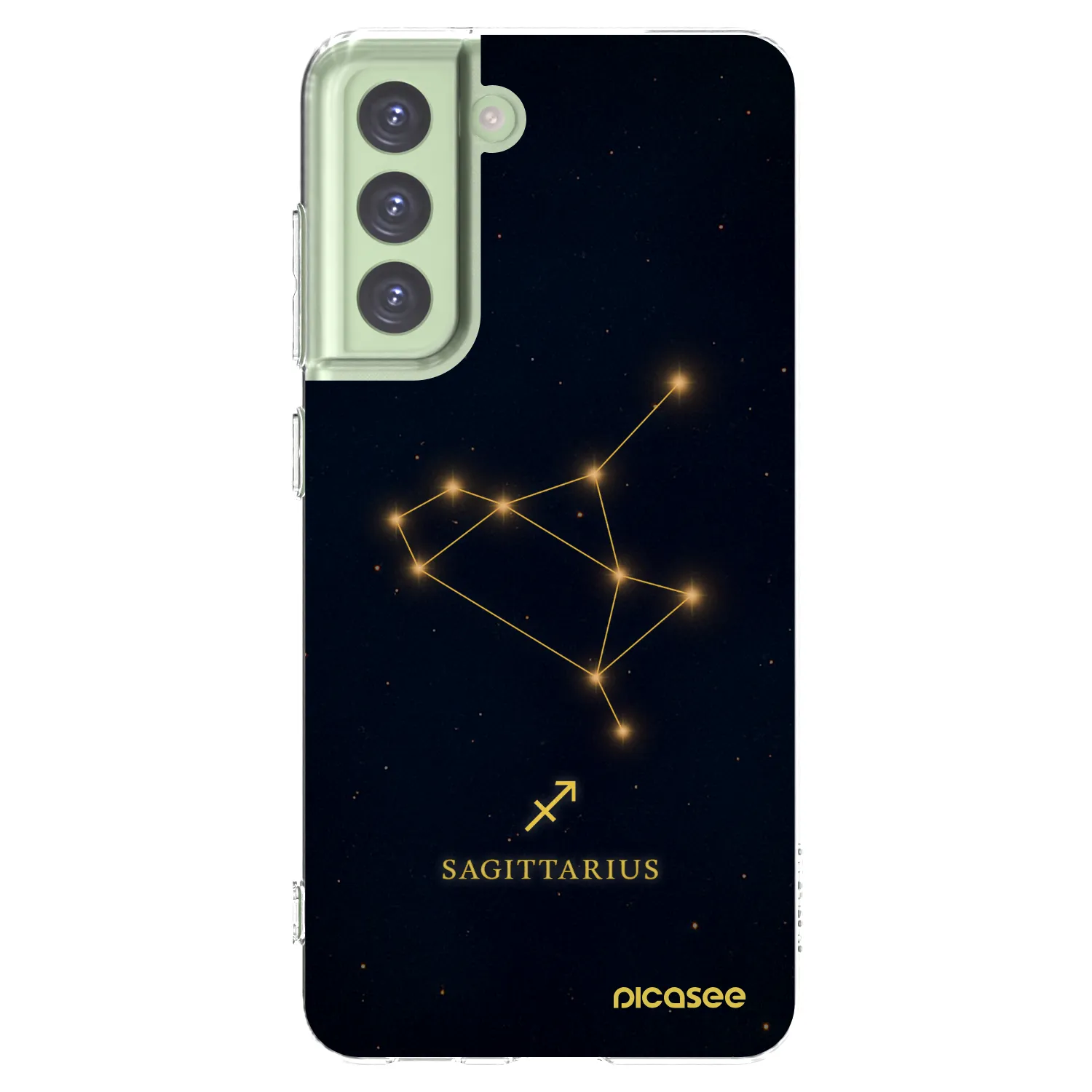 Picasee διαφανής θήκη σιλικόνης Samsung Galaxy S21 FE 5G - SAGITTARIUS