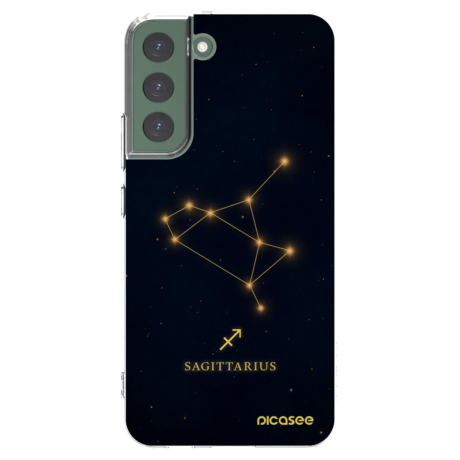 Picasee διαφανής θήκη σιλικόνης Samsung Galaxy S22+ 5G - SAGITTARIUS