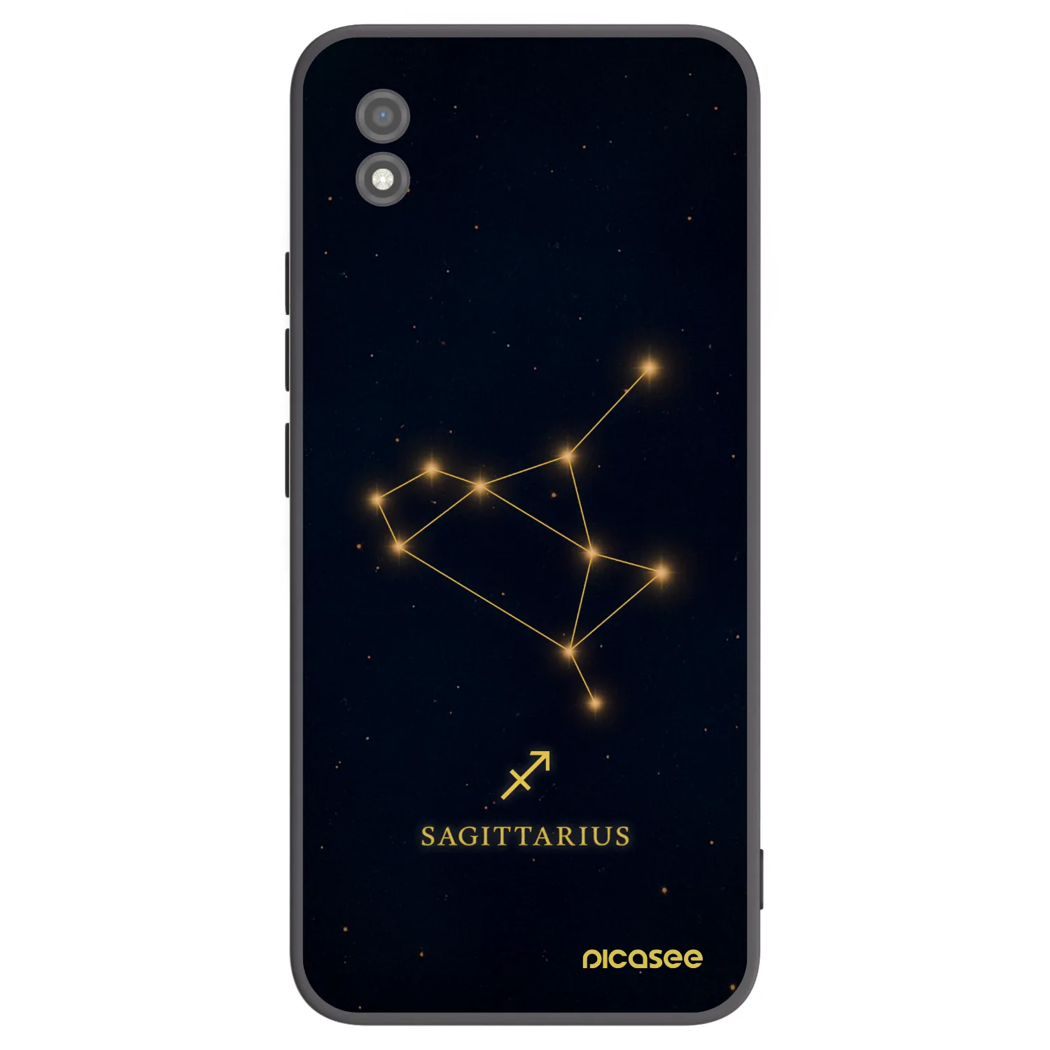 Picasee Μαύρη θήκη σιλικόνης για Realme C11 (2021) - SAGITTARIUS