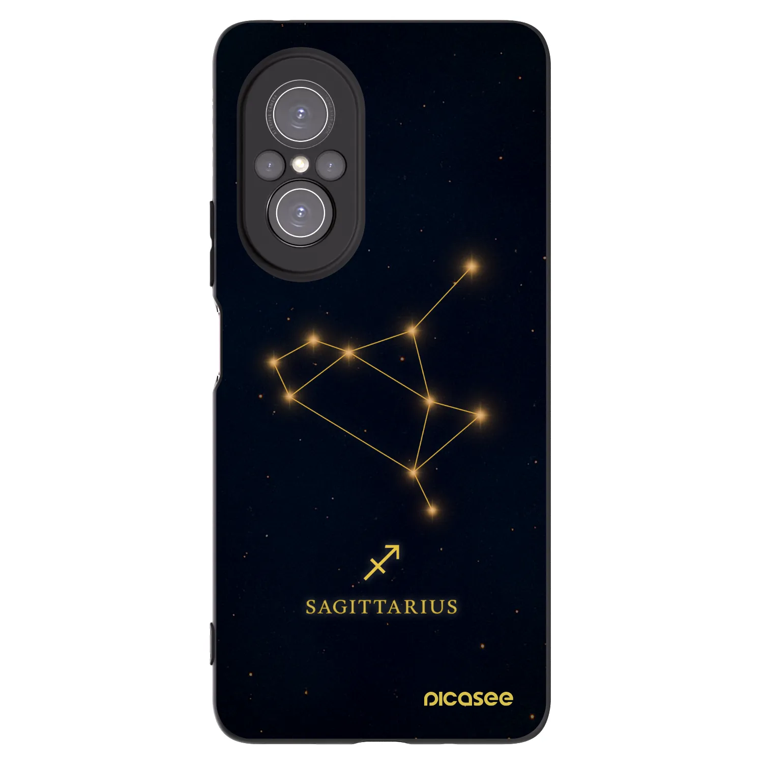 Picasee Μαύρη θήκη σιλικόνης για Huawei Nova 9 SE - SAGITTARIUS