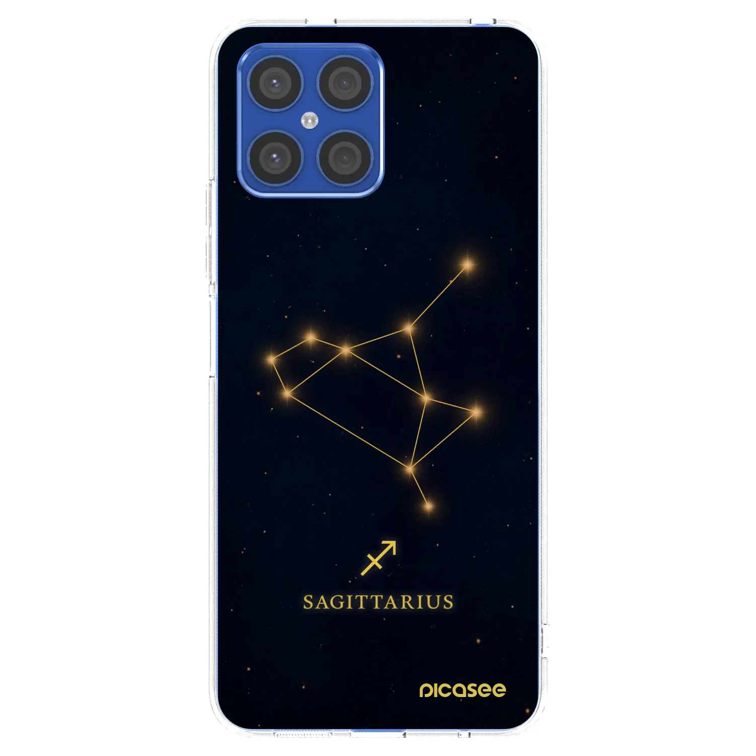 Picasee διαφανής θήκη σιλικόνης Honor X8 4G - SAGITTARIUS