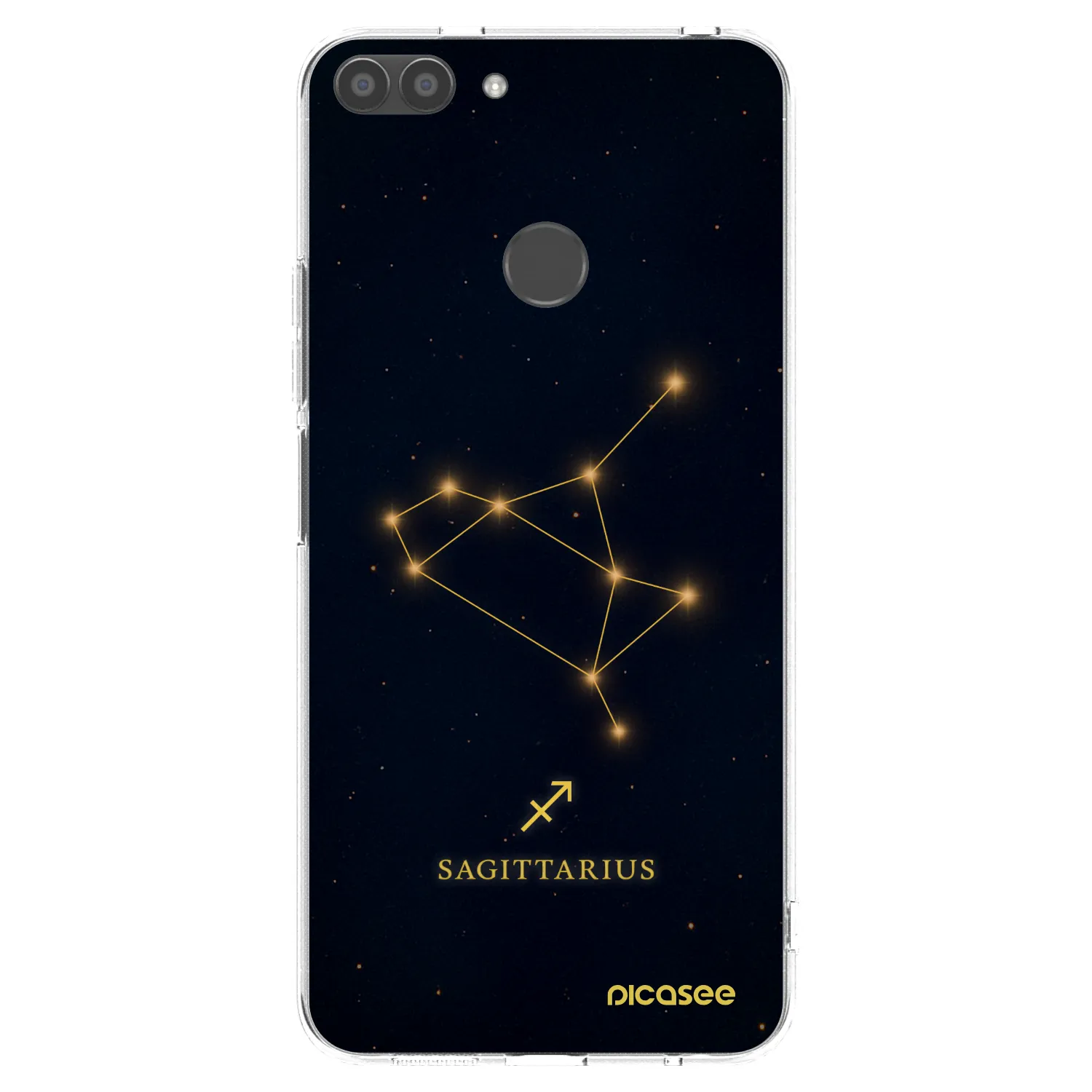 Picasee διαφανής θήκη σιλικόνης Huawei P Smart - SAGITTARIUS
