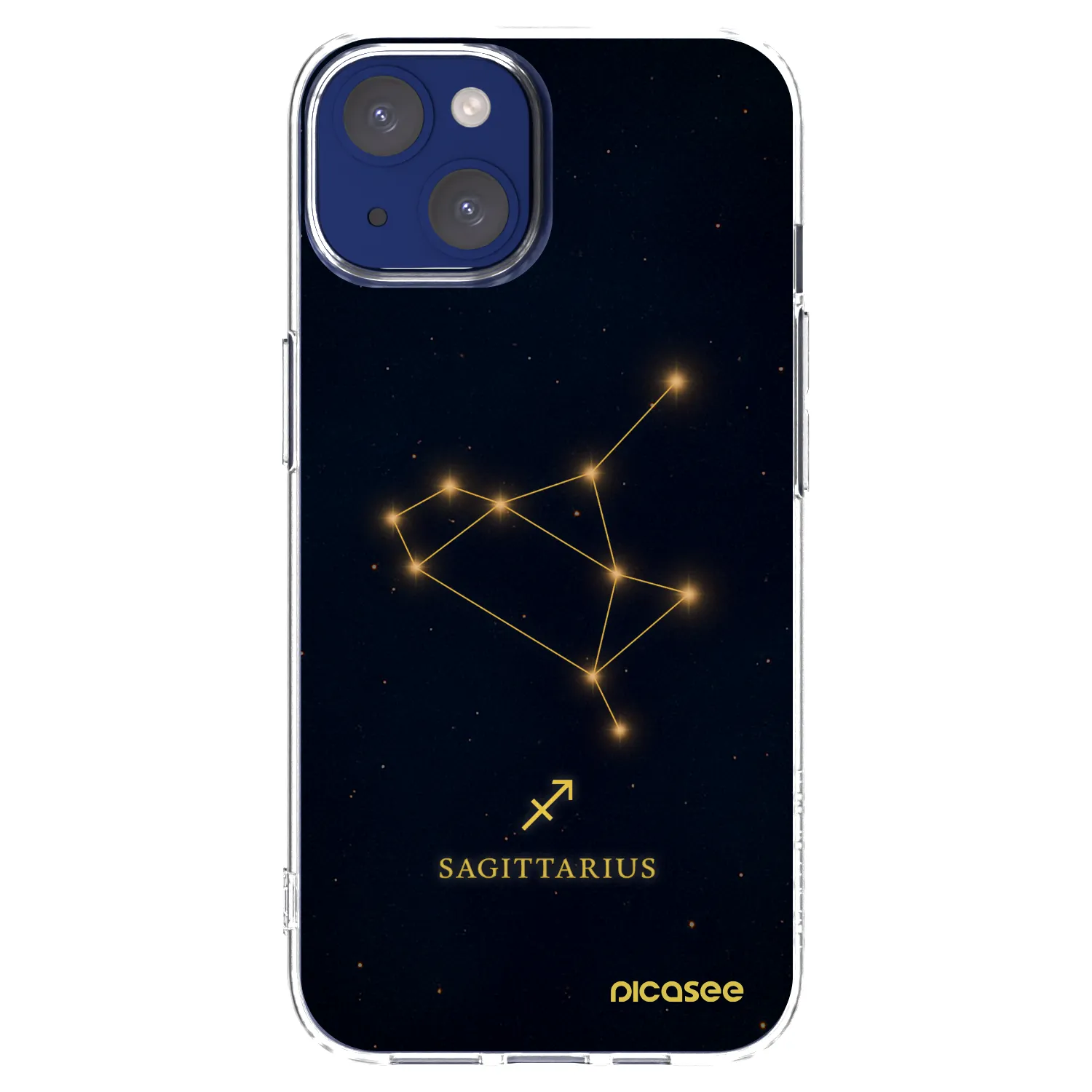 Picasee διαφανής θήκη σιλικόνης Apple iPhone 14 - SAGITTARIUS