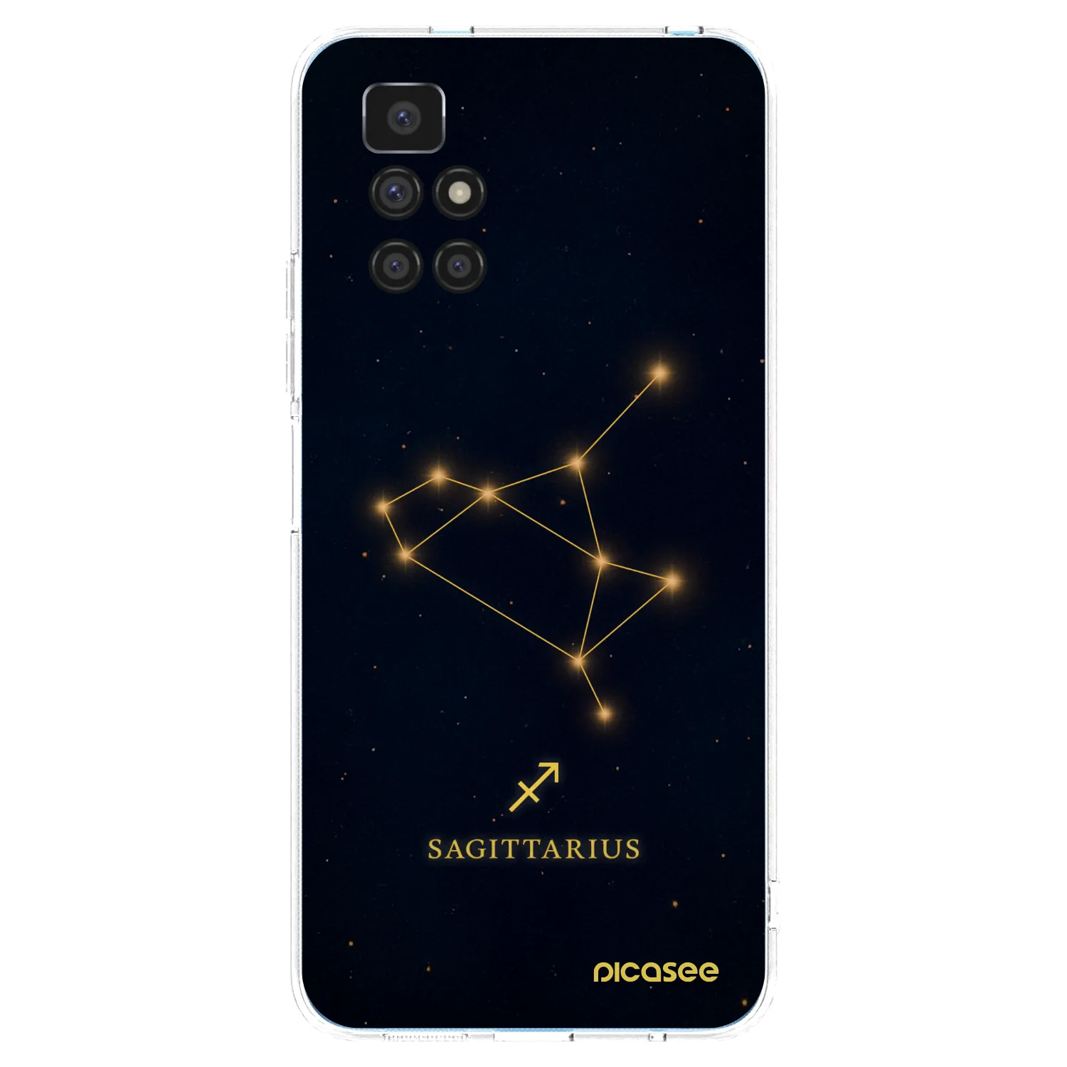 Picasee διαφανής θήκη σιλικόνης Xiaomi Redmi 10 (2022) - SAGITTARIUS