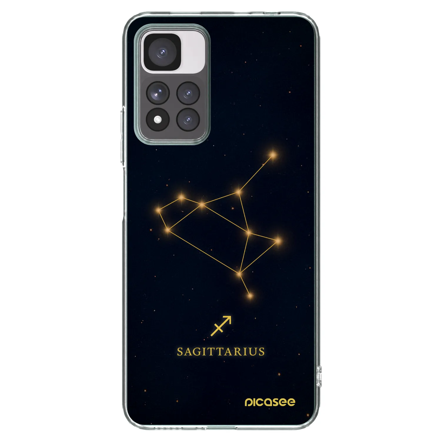 Picasee διαφανής θήκη σιλικόνης Xiaomi Redmi Note 11 Pro+ 5G - SAGITTARIUS