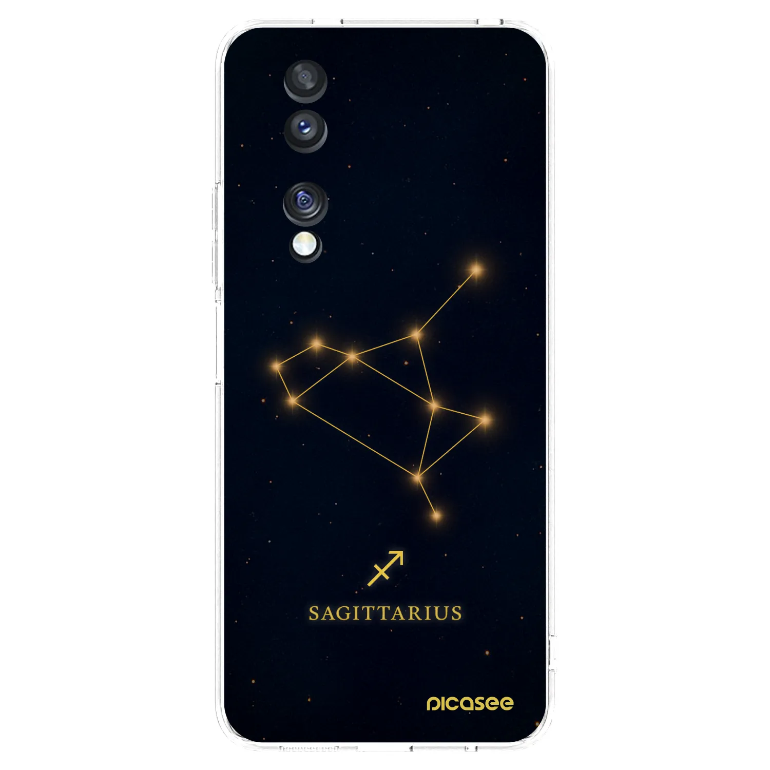 Picasee διαφανής θήκη σιλικόνης Honor 70 - SAGITTARIUS